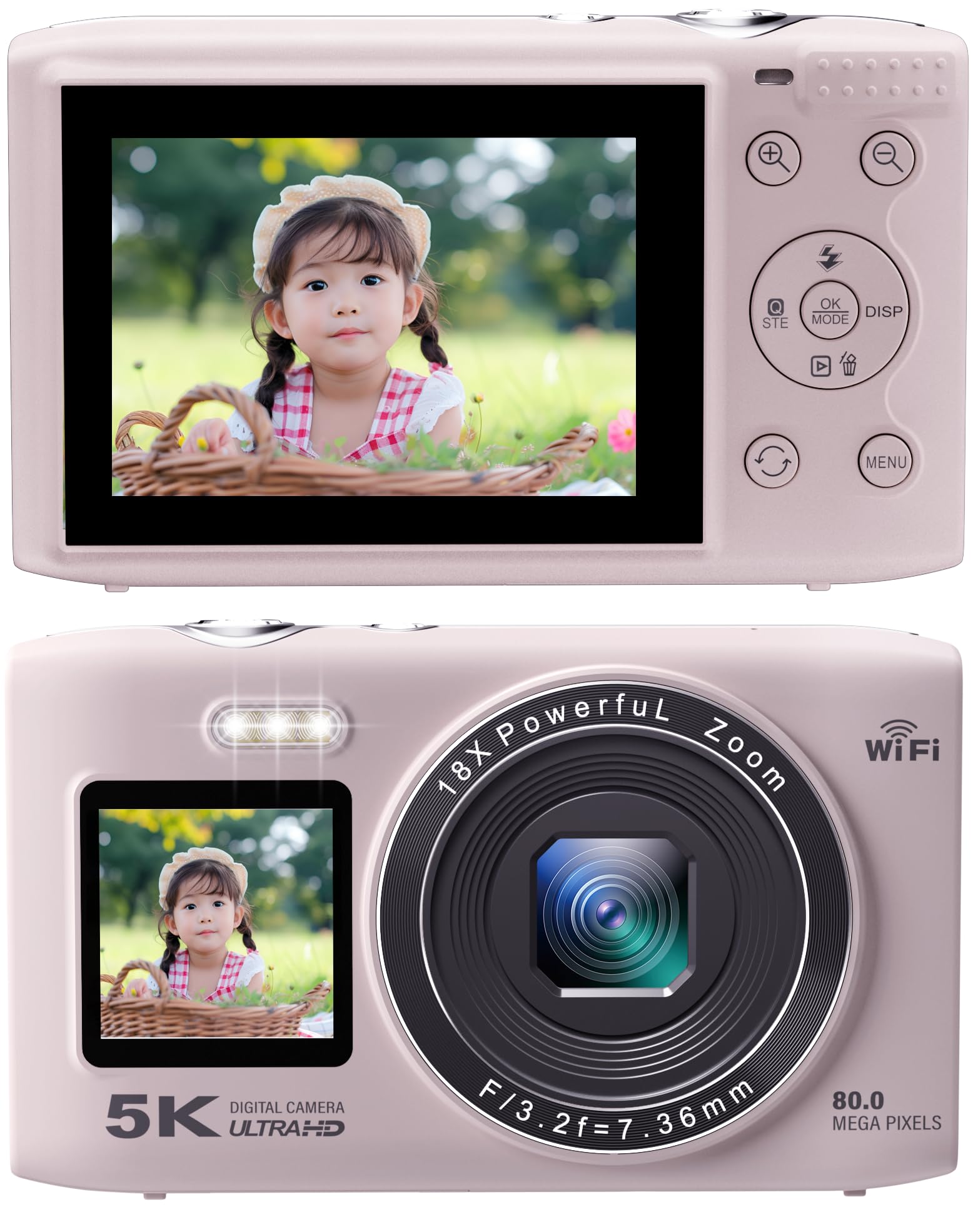 Amazon.co.jp: デジカメ5K デジタルカメラ 8000万画素 スマホに送れる